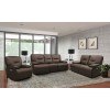 Spartacus Power Reclining Living Room Set (Chocolate)