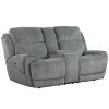 Spencer Power Reclining Loveseat w/ Console (Tide Graphite)