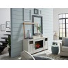 Finnegan 68 Inch Fireplace Console (White)
