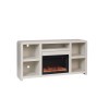 Taylor 66 Inch Fireplace Console (White)