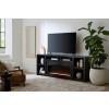 Taylor 84 Inch Fireplace Console (Black)