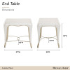 London Place End Table