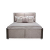 Roxbury Park Dual-Panel Upholstered Bed