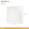 Palm Gate Wall Mirror