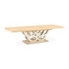 Camellia Field Caramel Rectangular Dining Room Set