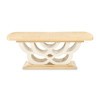Camellia Field Caramel Rectangular Dining Room Set