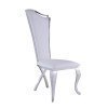 Nadia Tall Back Side Chair (White) (Set of 2)