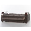 Natural Love Seat (Prestige Brown)