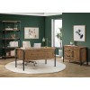 Norcross Home Office Set w/ Half Pedestal Desk