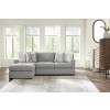 Ashford Isle Pewter 2-Piece Sectional w/ Left Chaise