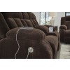 Free Wake Chocolate Power Reclining Living Room Set