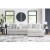 Cuddlesome Arctic 3-Piece Right Chaise Sectional