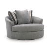 Wildwood Manor Smolder Oversized Swivel Accent Chair