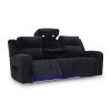 Broad Cove Black Power Reclining Living Room Set
