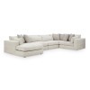 Camfield Snowstone 5-Piece Sectional w/ Left Chaise