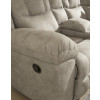 Gridlines Birch 3-Piece Reclining Sectional w/ Double Console Loveseat