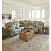 Gridlines Birch Sectional Living Room Set