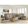 Gridlines Birch Sectional Living Room Set