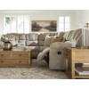 Gridlines Birch Sectional Living Room Set