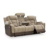 Mixed Momentum Brownstone Power Reclining Sofa