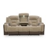 Mixed Momentum Brownstone Power Reclining Sofa
