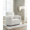 Raemondi Silver Swivel Power Glider Recliner