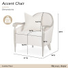 London Place Porcelain Accent Chair