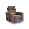Monmouth Caramel Power Glider Recliner w/ Audio System