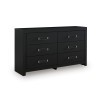 Marzoni Matte Black Dresser