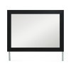 Marzoni Matte Black Bedroom Mirror