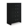 Marzoni Matte Black Chest of Drawers