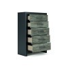 Ryderton Black and Gray Chest of Drawers