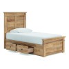Allihauser Tan Youth 2 Side Storage Bed