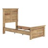 Allihauser Tan Youth Panel Bed