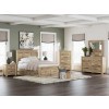 Allihauser Tan Youth Bedroom Set w/ 1 Side Storage Bed and Storage Footboard