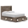 Jusika Platform Storage Bed w/ 2 Side Storage