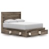 Jusika Platform Storage Bed w/ 2 Side Storage