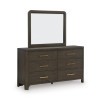 Brillynd Burnished Brown Upholstered Panel Bedroom Set