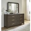 Brillynd Burnished Brown Upholstered Panel Bedroom Set