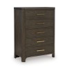Brillynd Burnished Brown Upholstered Panel Bedroom Set