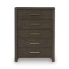 Brillynd Burnished Brown Upholstered Panel Bedroom Set