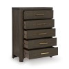 Brillynd Burnished Brown Upholstered Panel Bedroom Set