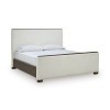 Brillynd Burnished Brown Upholstered Panel Bed