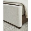 Brillynd Burnished Brown Upholstered Panel Bed