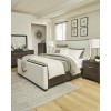 Brillynd Burnished Brown Upholstered Panel Bedroom Set
