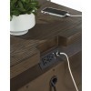 Brillynd Burnished Brown Nightstand