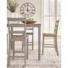 Loyander Counter Height Dining Table and 4 Counter Stools (Set of 5)