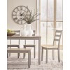 Loyander Dining Table and 4 Chairs and Bench (Set of 6)