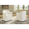 Brillynd Rectangular Dining Room Set w/ Upholstered Arm Chairs