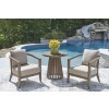 Cool Days Outdoor Chairs w/ Cushions and Table (Set of 3)